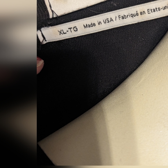 Black long sleeve crop top strapy Urban outfitters sexy club yoga swoop neck - Picture 8 of 8